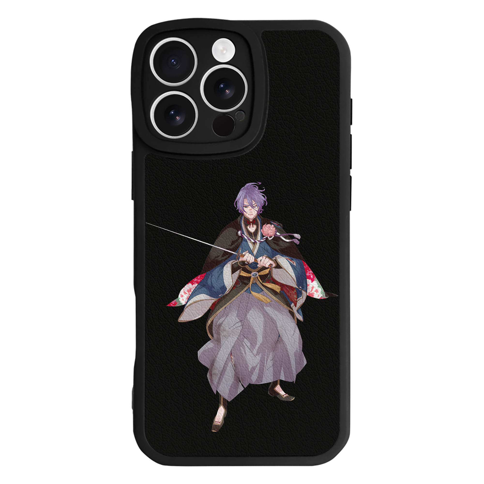 （画像用） 刀剣乱舞 Touken Ranbu 【iPhone 16シリーズ対応】シリコンスマホケース（レザー調） 材質：シリコン